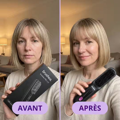 brushea PRO 2.0 - Brosse lissante portable N°1 pour cheveux courts