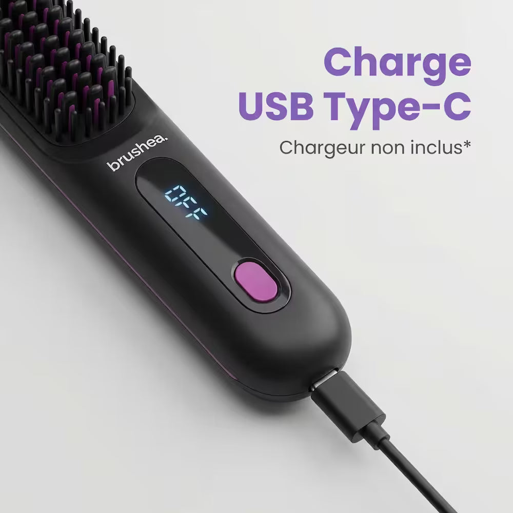 brushea PRO 2.0 - Brosse lissante portable N°1 pour cheveux courts