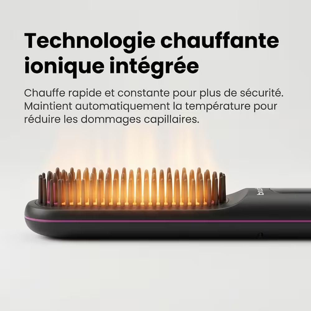 brushea PRO 2.0 - Brosse lissante portable N°1 pour cheveux courts